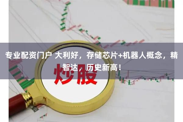 专业配资门户 大利好，存储芯片+机器人概念，精智达，历史新高！