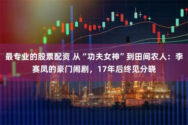 最专业的股票配资 从“功夫女神”到田间农人：李赛凤的豪门闹剧，17年后终见分晓